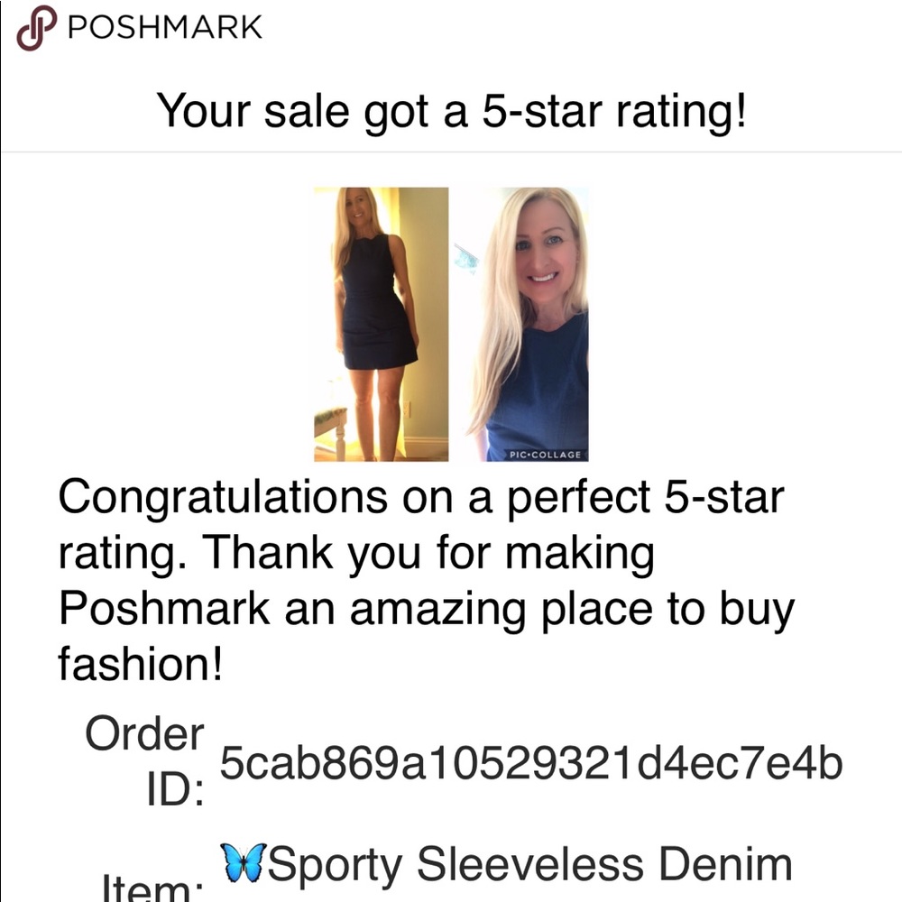 ❄️Sporty Sleeveless Denim Dress🌟 - Picture 2 of 2